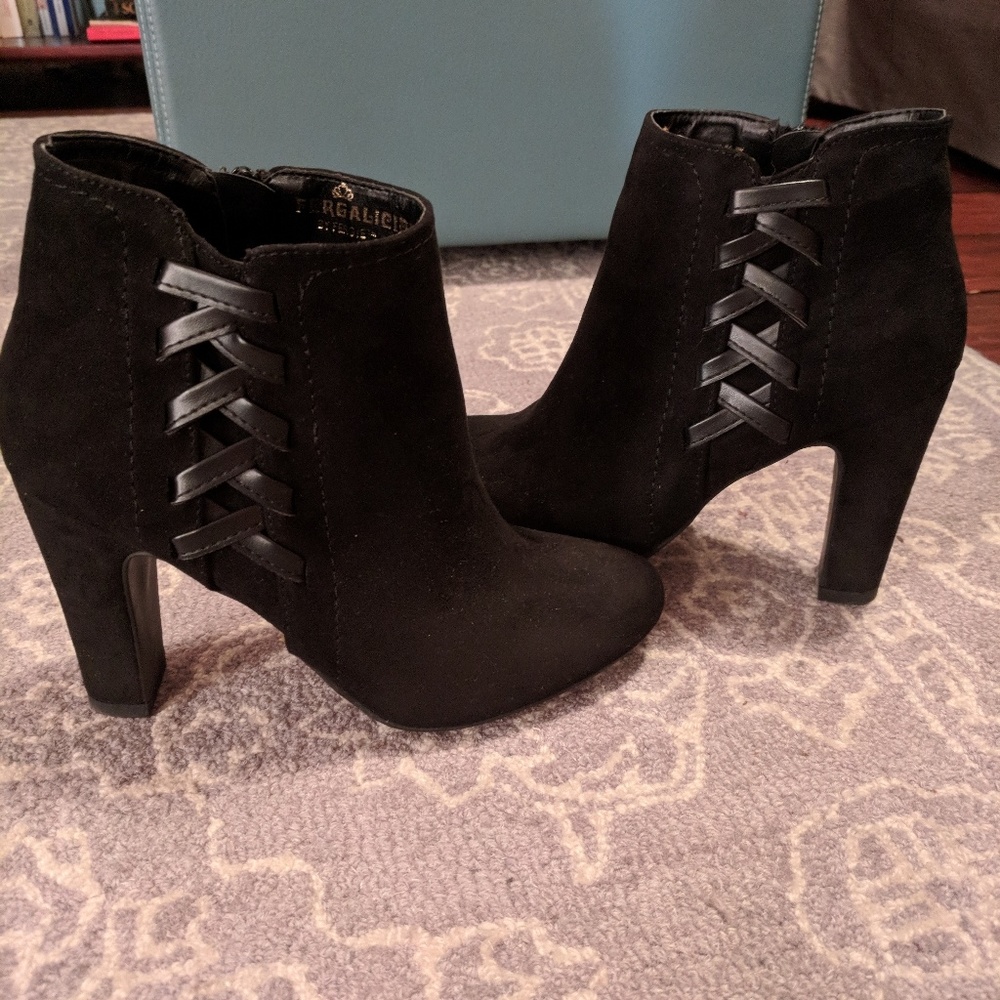Fergalicious Black booties!!